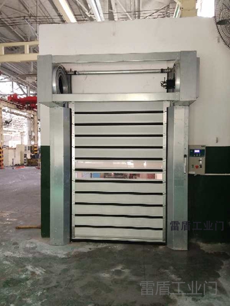 湖北十堰东风汽车后桥车间涡轮式快速门 (3)